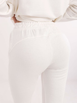 Hurtownia Ecru dresowy komplet basic z bluzą oversize