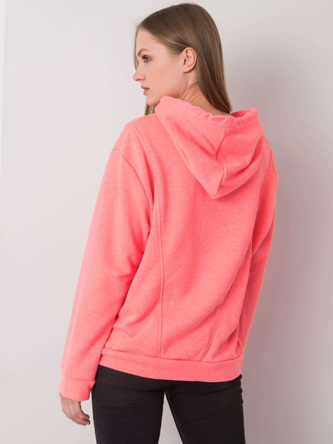 Fluo różowa bluza z kapturem Emy