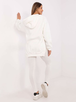 Hurt Ecru trzyczęściowy komplet z bluzą oversize