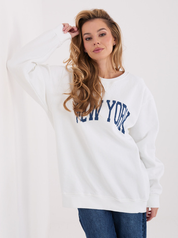 Ecru damska bluza bez kaptura