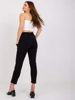 Czarne spodnie dresowe basic z bawełny Aprilia 