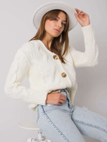 Ecru sweter na guziki Louissine RUE PARIS
