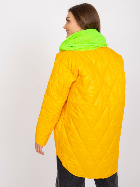 Fluo zielona chusta z wiskozy