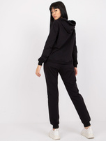 Czarny komplet dresowy bawełniany Mariami