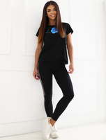 Hurt Czarny t-shirt z aplikacją 3D BASIC FEEL GOOD