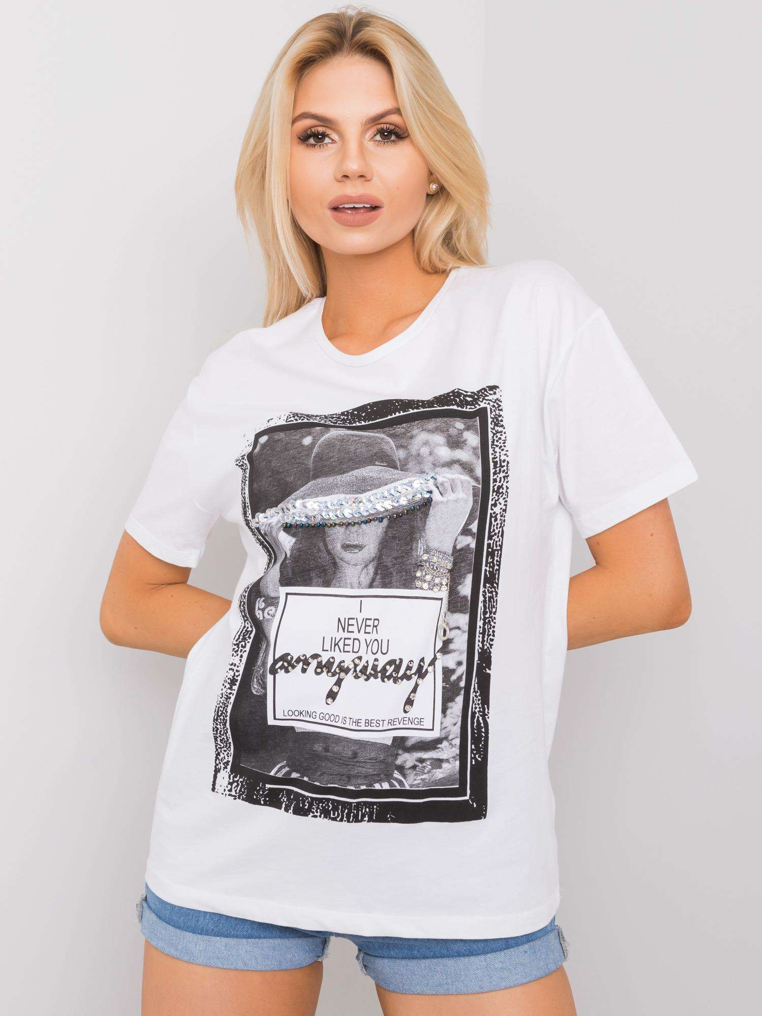 Weißes T-Shirt Alessia.