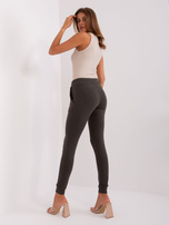 Hurtownia Khaki damskie spodnie dresowe z bawełny