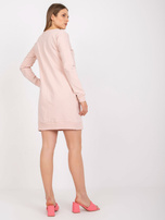 Light pink basic sports dress without a hood.