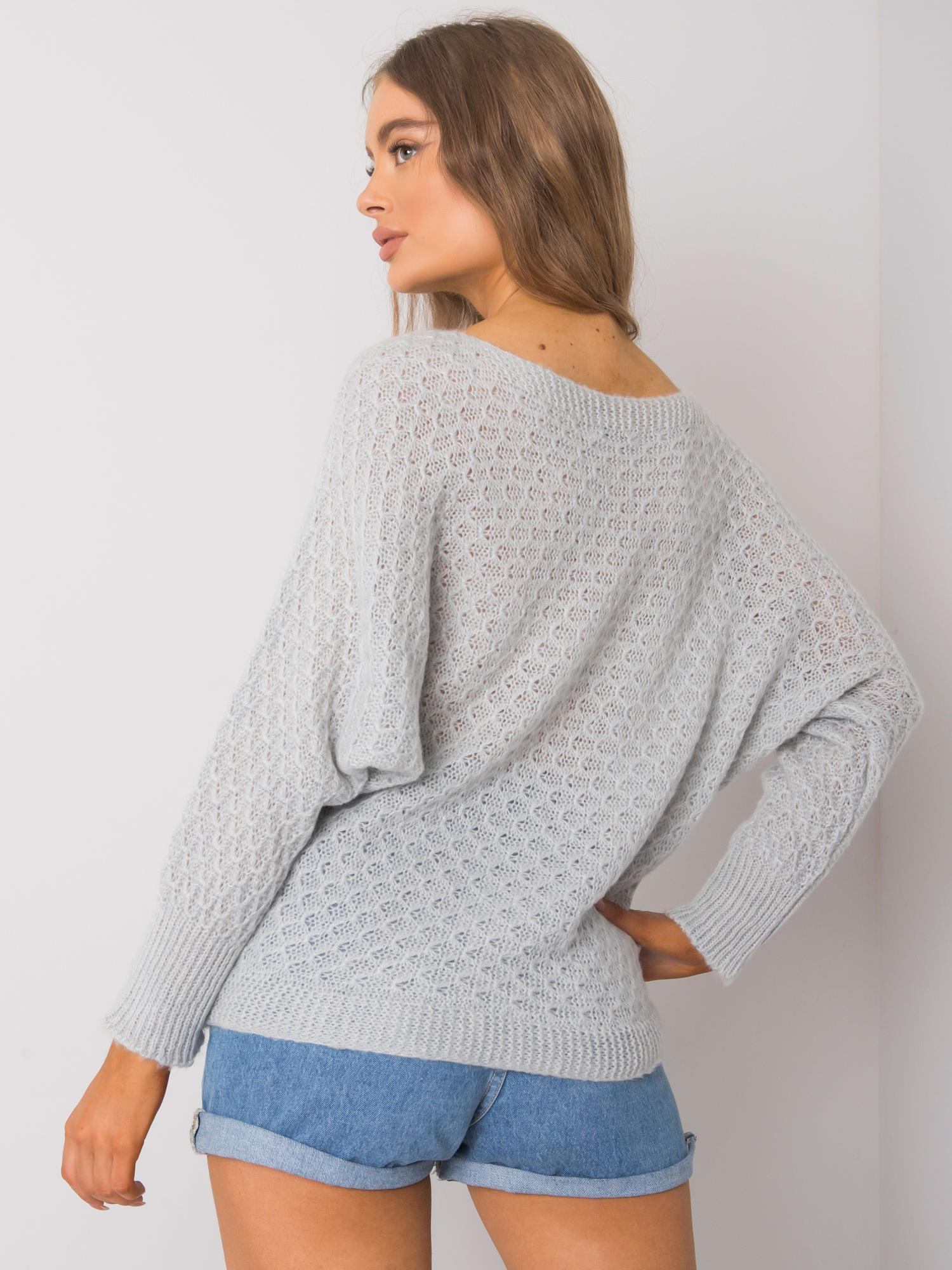 Szary sweter oversize Layana OCH BELLA 