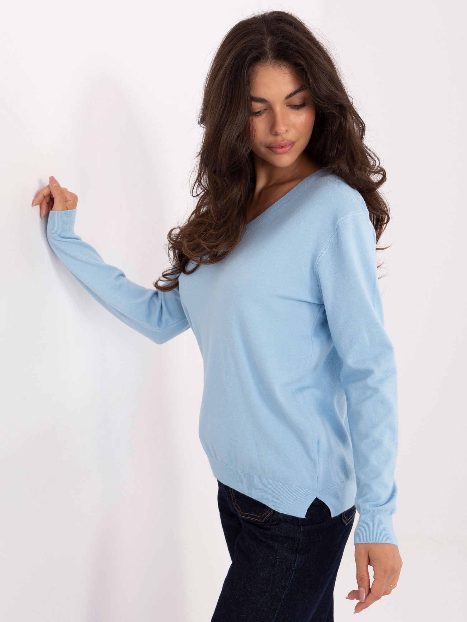 Sweter jasny niebieski