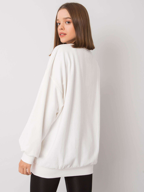 Ecru bluza z nadrukiem Karis