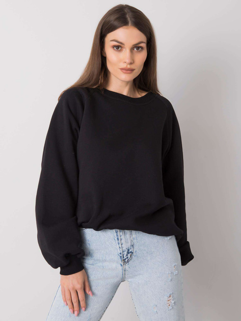 Czarna bluza bez kaptura Tashi RUE PARIS