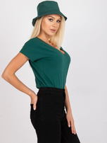 Ciemnozielony t-shirt Emory