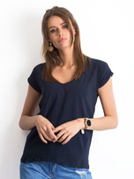 Granatowy t-shirt Vibes