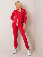 Czerwony komplet Anette