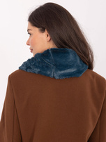 Morski ciepły komin damski