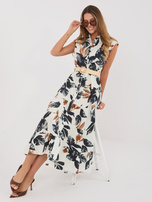 Black sleeveless shirt dress.