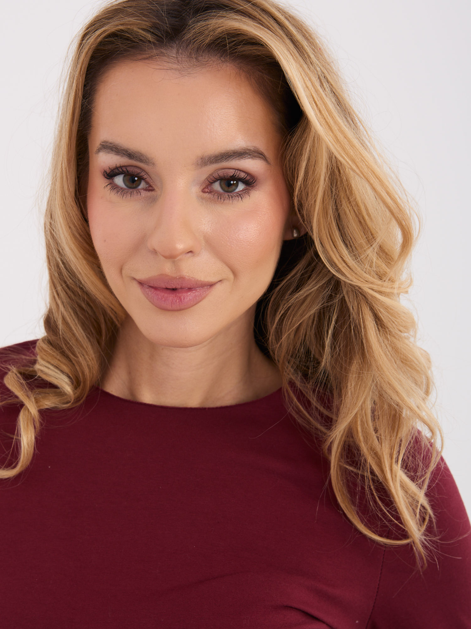Bluzka bordowy