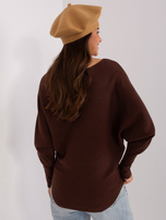 Hurt Camelowa damska czapka zimowa typu beret