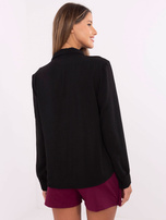 Hurt Czarna elegancka koszula z kołnierzykiem 