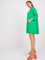 Zielona sukienka z bawełny Dalenne