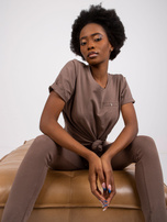 Kawowy t-shirt Transformative