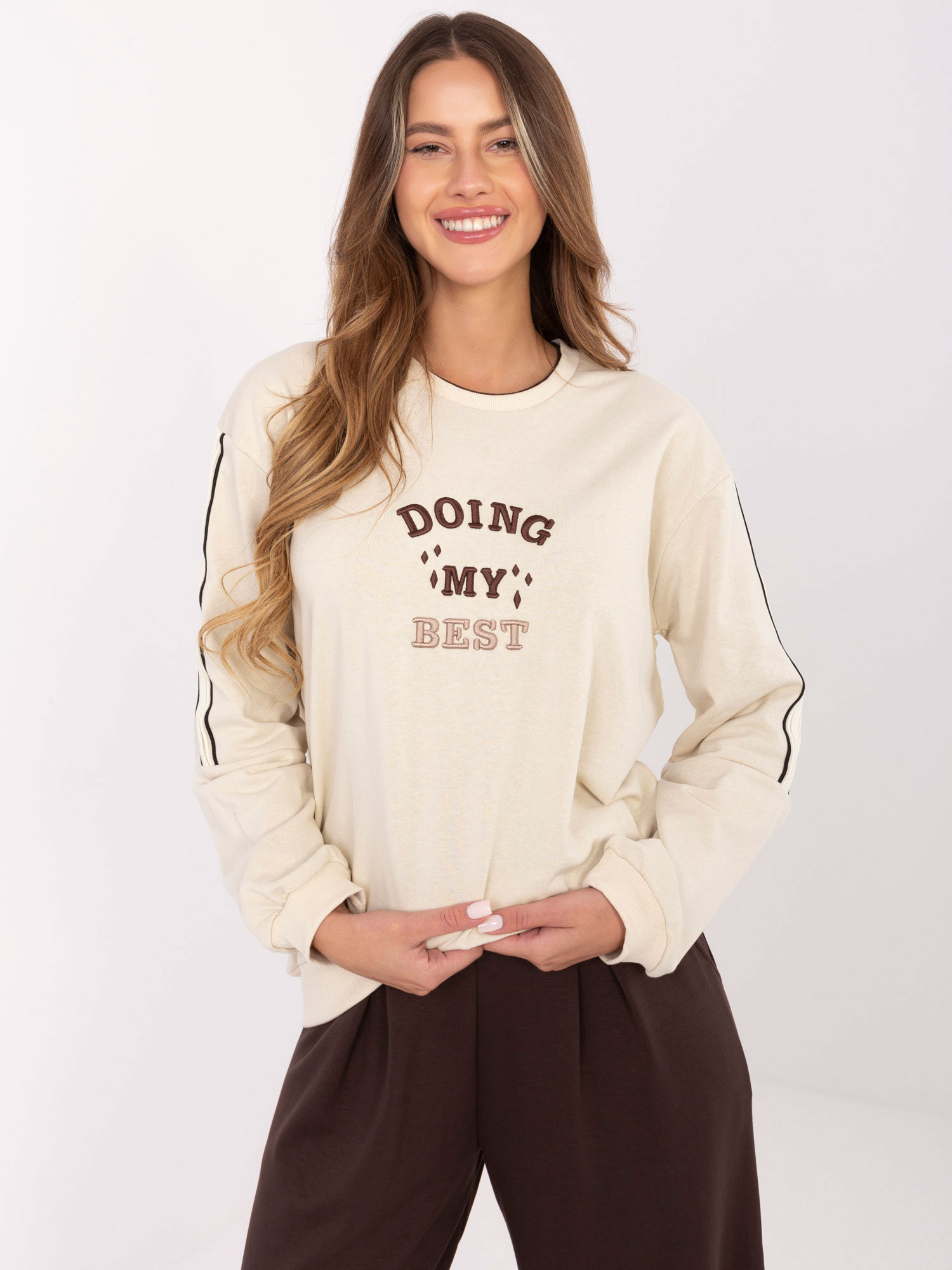 Bluza jasny beżowy
