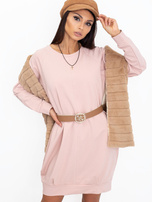 Brudnoróżowa sukienka Cristine