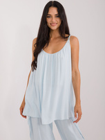 Hurt Jasnoniebieski top na ramiączkach OCH BELLA 