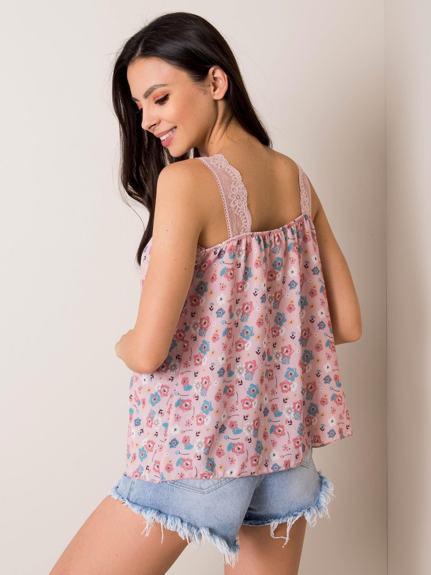 Dirty pink top Verona SUBLEVEL