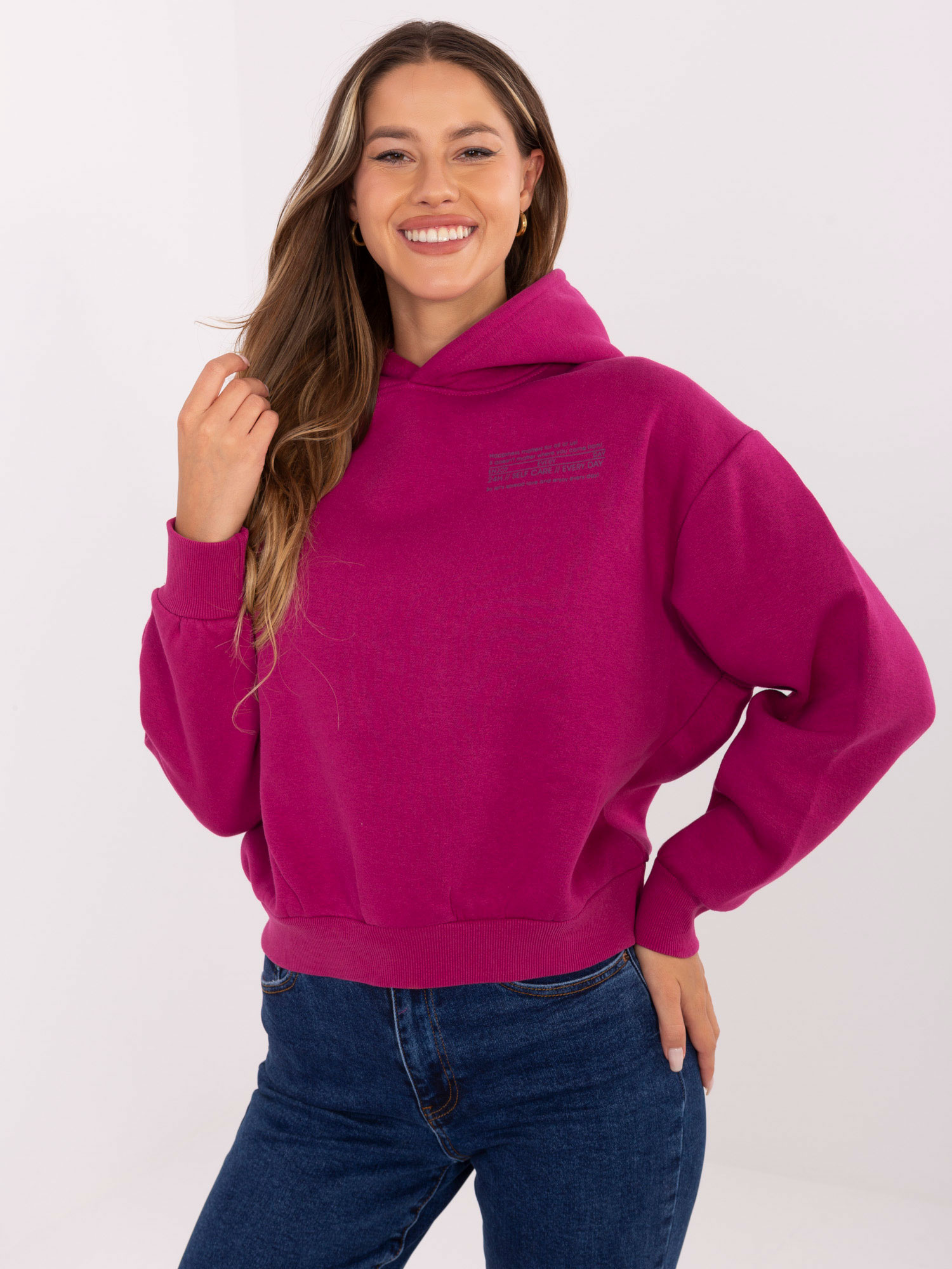 Bluza fuksjowy