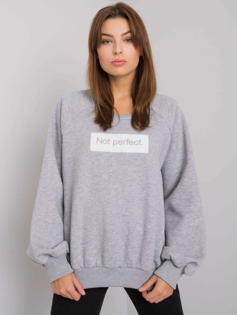 Szara bluza bez kaptura Jordy