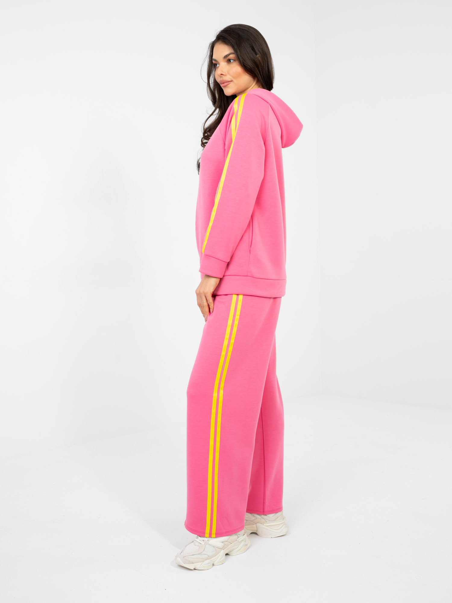 Dunkelrosa, offene Oversize-Jacke RUE PARIS.