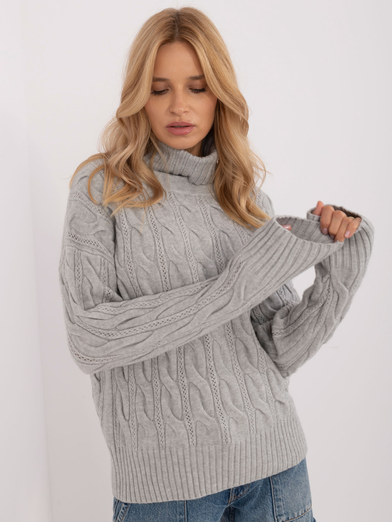 Sweter szary