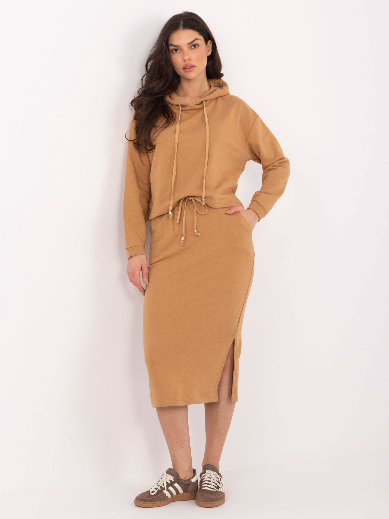 Camelowy komplet Alishia RUE PARIS