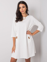 Weiße Baumwollkleid Dalenne.