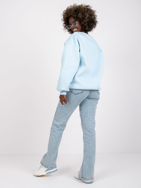 Jasnoniebieska bluza dresowa z napisem Madera