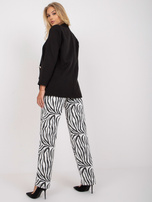 Czarna elegancka marynarka z długim rękawem Guerrero 