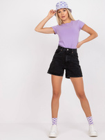 Lawendowy t-shirt Peachy