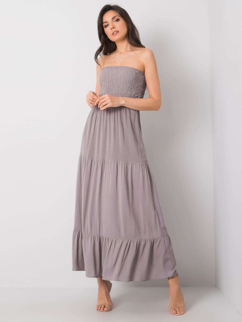 Szara sukienka maxi Giuseppina FRESH MADE