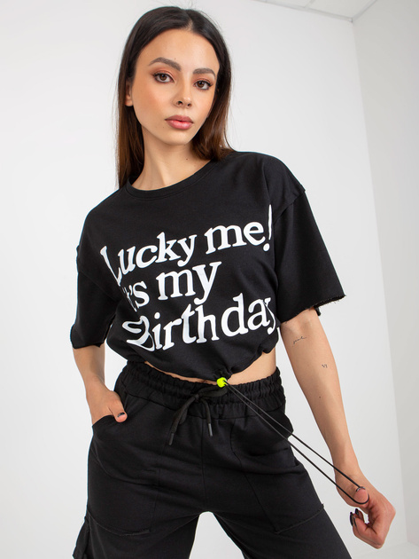 Hurt Czarny dwuczęściowy komplet dresowy ze spodniami cargo