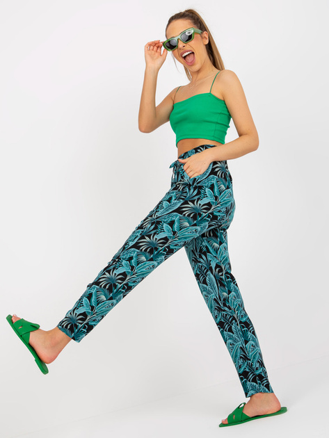 Hurt Czarne lekkie spodnie z materiału z kieszeniami SUBLEBEL