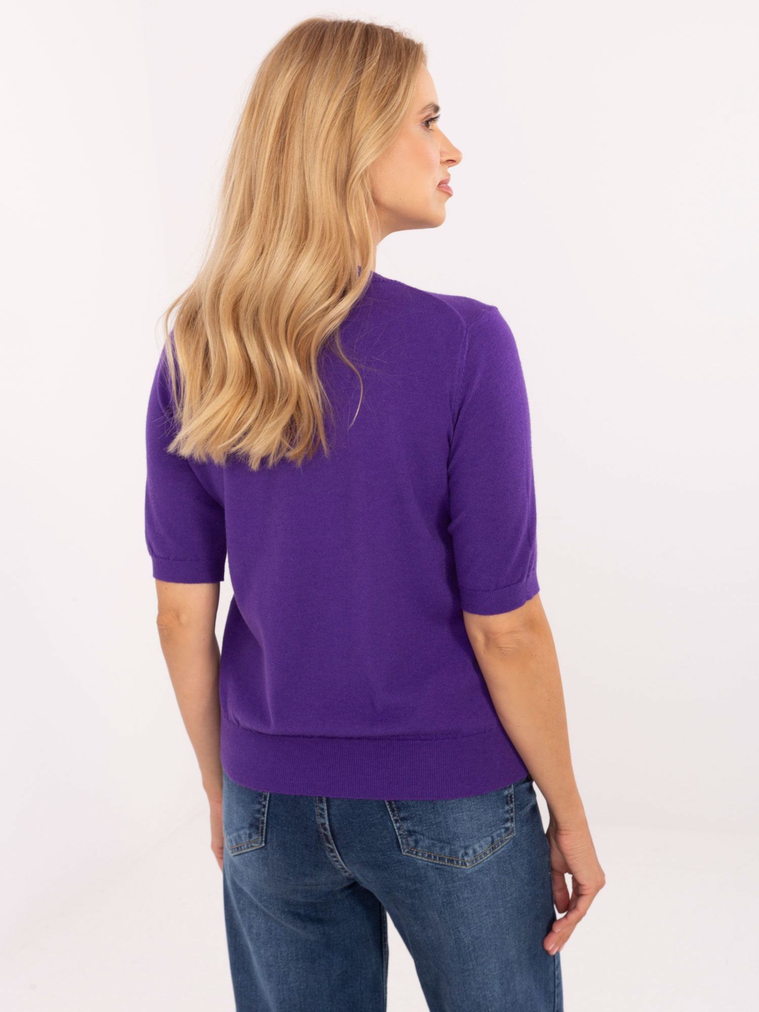 Sweter fioletowy