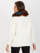 Hurtownia online Brązowa chusta komin z wiskozy