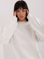 Hurt Ecru bluza bez kaptura z okrągłym dekoltem