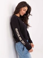 Grafitowa bluzka longsleeve z nadrukiem SUBLEVEL