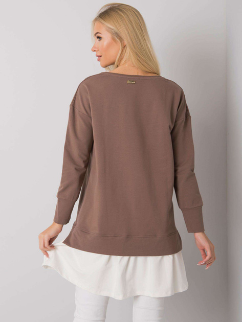 Brązowa tunika bawełniana Brighton RUE PARIS