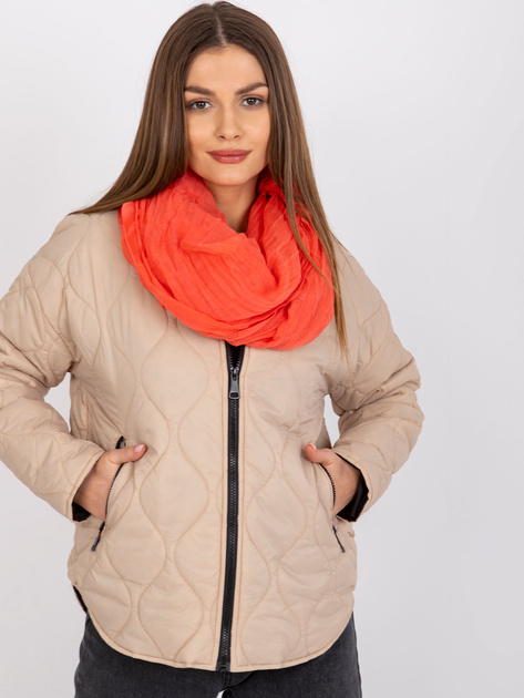 Koralowa chusta z wiskozy