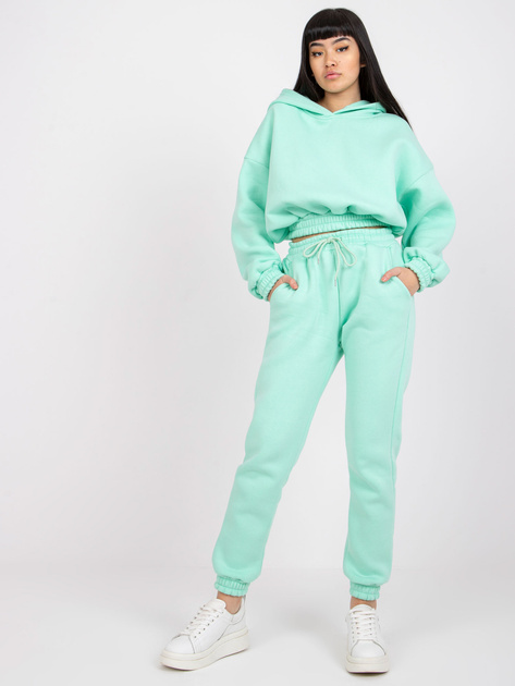 Miętowy dwuczęściowy komplet dresowy Auxerre
