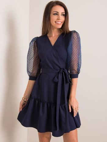 Dunkelblaues Kleid Ambition.